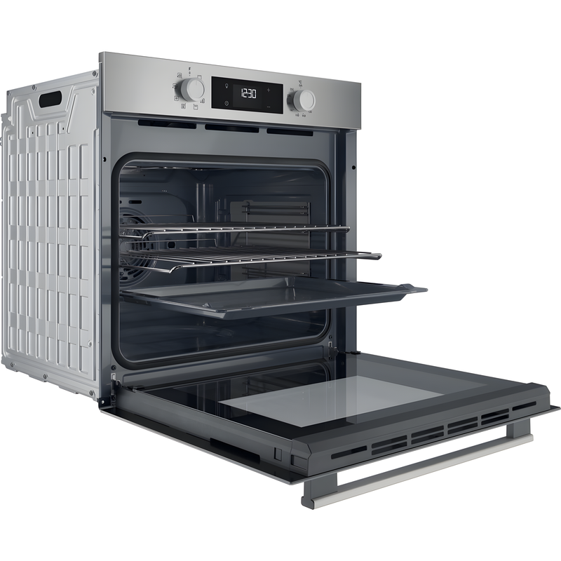 HOM 258H X UK Single Electric Fan Oven - Stainless Steel - A+ Rated