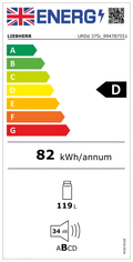 Liebherr URDd 375i - Undercounter Refrigerator - 118L Capacity - D Energy Rating