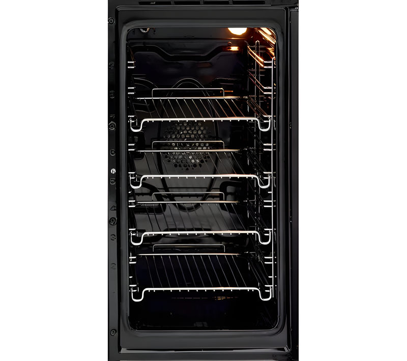 Leisure PR100F530K - Black 100cm Dual Fuel Range Cooker - 3 Ovens, 5 Burners, 75L Capacity - A Energy Rating