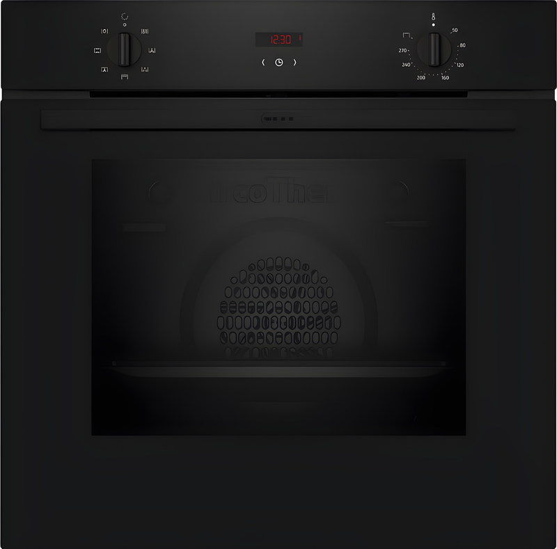 NEFF B1DCC0AK3B - Black Single Oven - 71L Built-In - A+ Energy