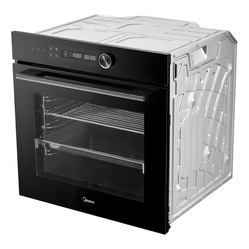 Midea MBO7NP30E4-BK - Black Built-In Electric Oven - 72L - A++ Energy