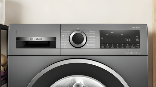 Bosch WNG254R1GB - Graphite 10.5KG/6KG Washer Dryer - 1400 RPM - A/D energy