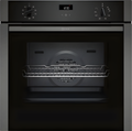 Neff B1ACE4AG3B - Black/Graphite Single Oven - 71L Built-In - A+ Energy