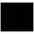 Hoover HIS647MCAR1 - Black Glass 4 Zone Induction Hob - 59.5cm - Built-in