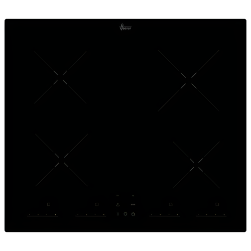 Hoover HIS647MCAR1 - Black Glass 4 Zone Induction Hob - 59.5cm - Built-in