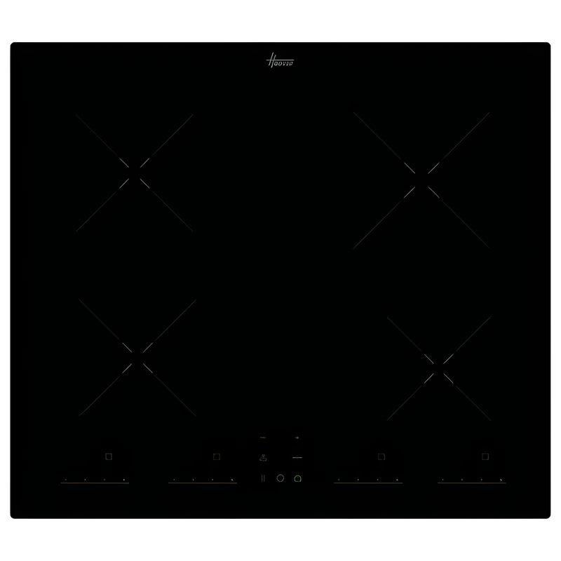 Hoover HIS647MCAR1 - Black Glass 4 Zone Induction Hob - 59.5cm - Built-in