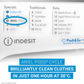 Indesit BDE 96436 WV UK - White 9KG Washer Dryer - 1400 RPM - D energy