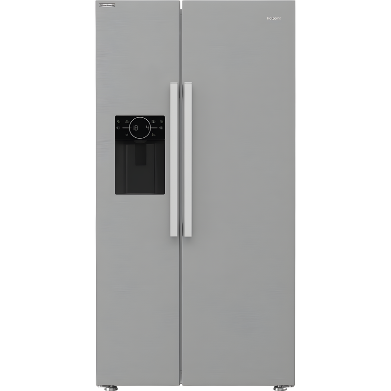 Hotpoint HPG2 6573W XP4UK - Silver American Fridge Freezer - 578L - E Energy