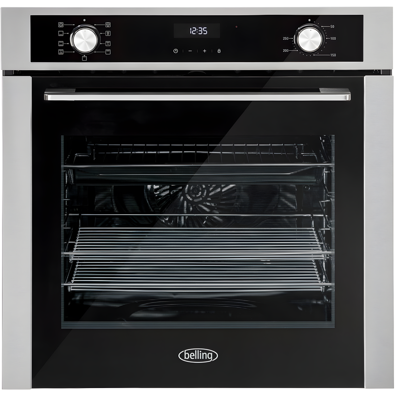 Belling BI603MF STA 444411627 - Stainless steel Built in Electric Single Oven - Catalytic cleaning - A energy