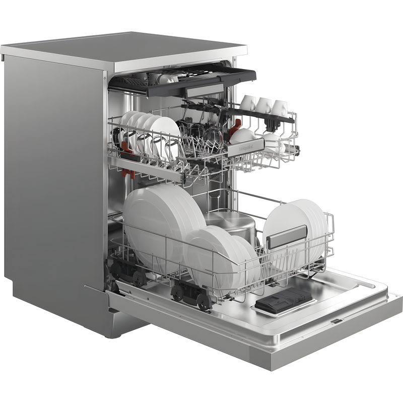 Hotpoint H7FHP61XUK - Stainless Steel Dishwasher - 15 Place Settings - A Energy