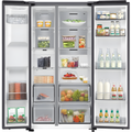 Samsung RS70F66KCFEU - Black American Fridge Freezer - 634L Capacity - C Energy Rating