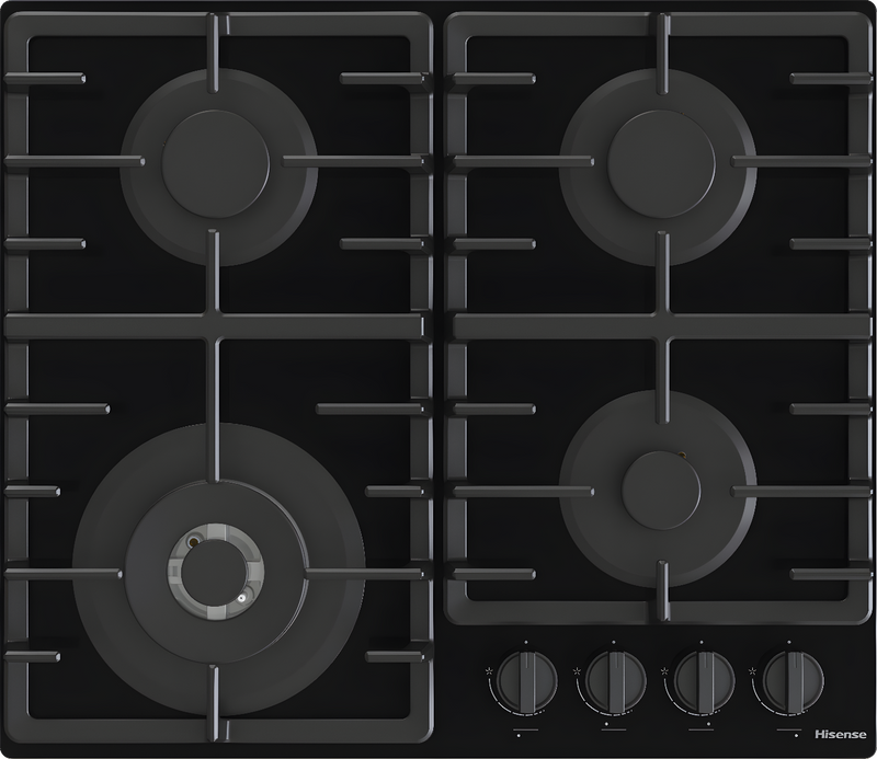 Hisense GG663BHF - 60cm Gas Hob - 4 Zones - Built-in