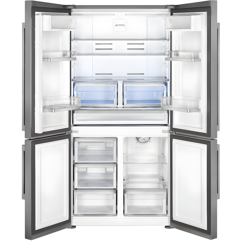 Smeg FQ60XDE - Stainless Steel American Fridge Freezer - 572L - E Rated