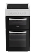 Indesit ITE5VMW - White Electric Cooker - 54L Ceramic Hob - A/A Energy Rated