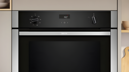 NEFF B4ACF1AN3B - Stainless Steel Single Oven - 71L Built-In - A+ Energy