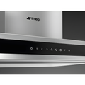 Smeg KLTI9L4X - Stainless Steel and Glass Island Cooker Hood - 563m³/h - A Energy