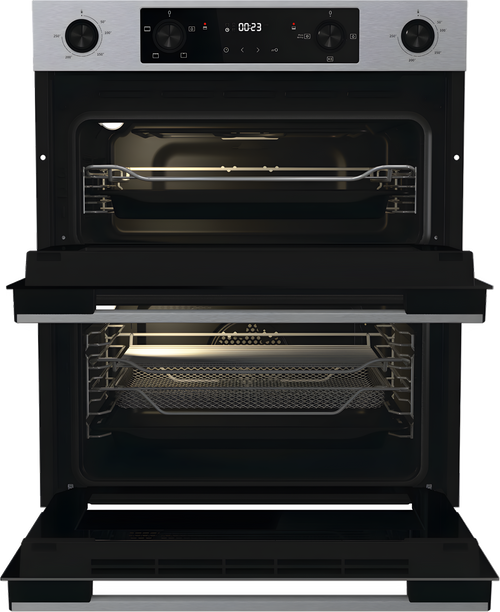 Hisense BUD714221CX - Stainless Steel Built-Under Double Oven - 92L Total Capacity - A Energy