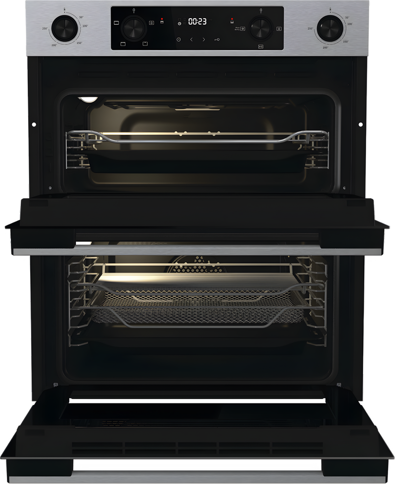 Hisense BUD714221CX - Stainless Steel Built-Under Double Oven - 92L Total Capacity - A Energy
