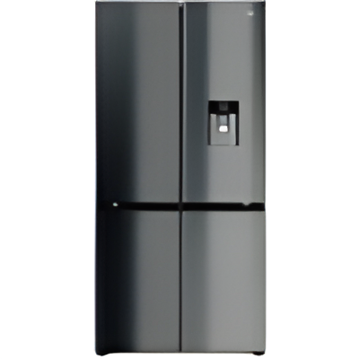 Haier HCW79F19EHSB - Stainless Steel American Fridge Freezer - 679L - E Rated