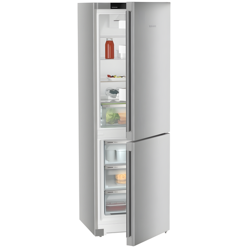 Liebherr CNSFD5203 - Silver Freestanding Frost Free Fridge Freezer - D energy