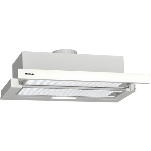 Hisense CH6T10BXUK - Stainless Steel Telescopic Cooker Hood - 335 m3/h Extraction Rate - B energy