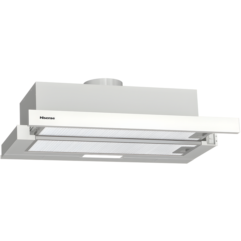 Hisense CH6T10BXUK - Stainless Steel Telescopic Cooker Hood - 335 m3/h Extraction Rate - B energy
