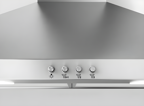 Zanussi ZFCT16X - Stainless Steel Chimney Hood - 60cm - D Energy Rating
