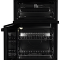 Beko KDG583K - Black 50cm Double Cavity Gas Cooker - 4 Burner Gas Hob - A+ Energy