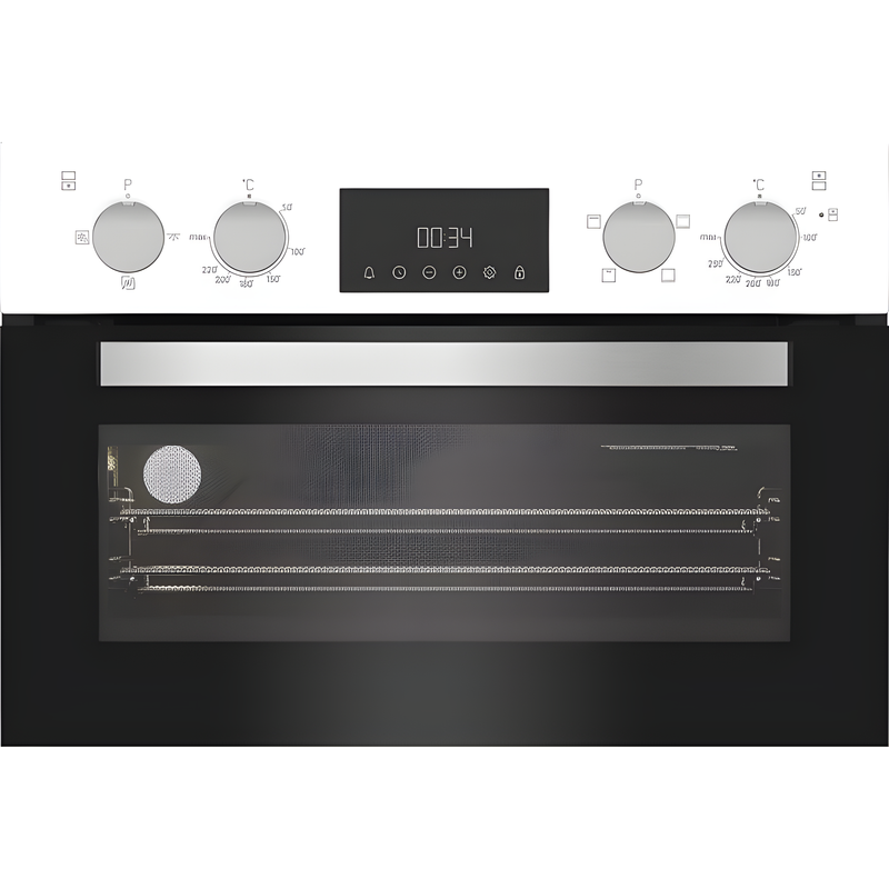 Hotpoint DIH 10D W- White Double Oven - 75L Main + 38L Top - A Energy