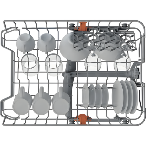 Hotpoint HP2FD10CS90BUK - Black Freestanding Slimline Dishwasher - 10 Place Settings - D Energy