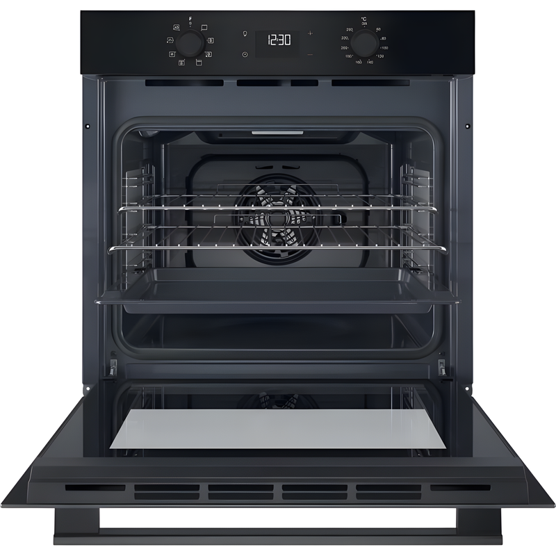 Hotpoint HO 455C B UK- Black Single Oven - 71L - A Energy Rating