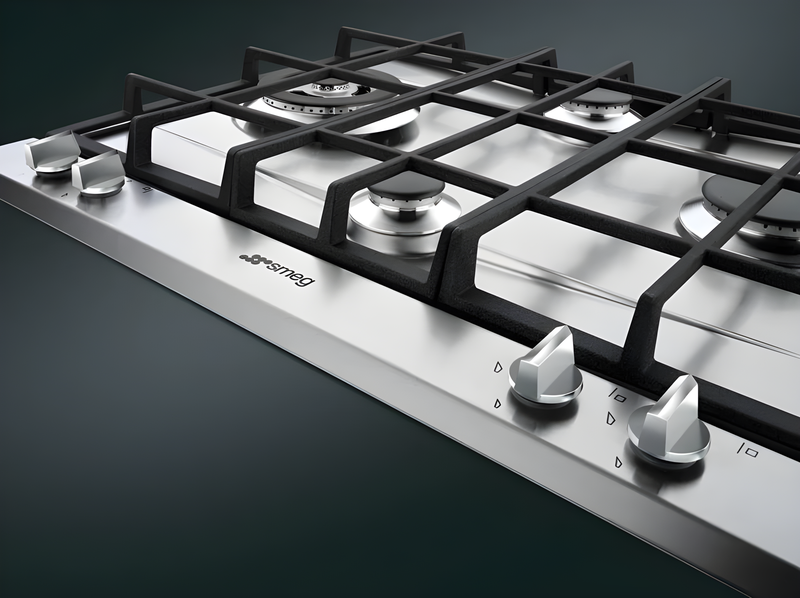 Smeg P261XGH - Stainless Steel Gas Hob - 60cm - 4 Burners