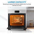 Midea MBO65M90D2-SS - Stainless Steel Built-In Electric Single Oven - 71L - A+ Energy