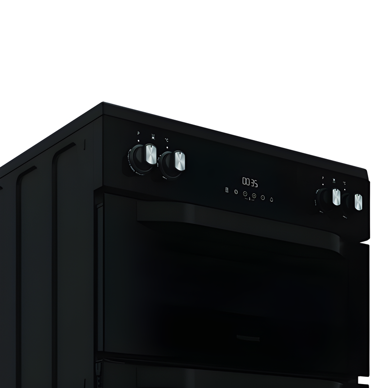 Hotpoint HDME6VDC2AB - Black 60cm Double Oven Electric Cooker - Ceramic Hob - A Energy