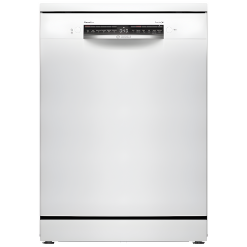 Bosch SMS4EKW06G - White Freestanding Dishwasher - B energy