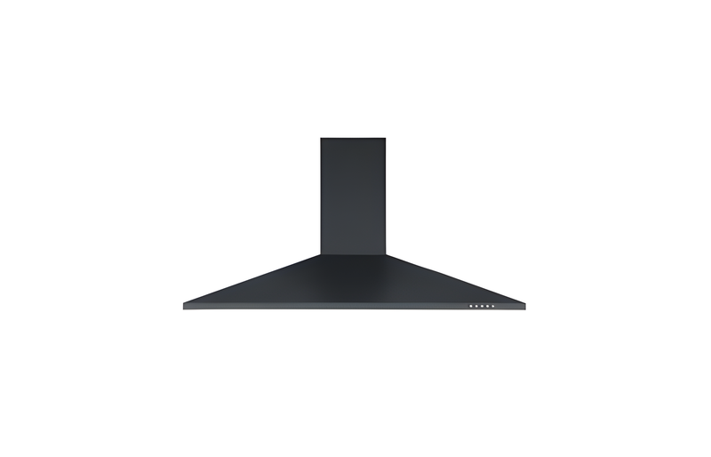 Teknix TKCH29B - Black Chimney Hood - 90cm Width - A Energy Rating