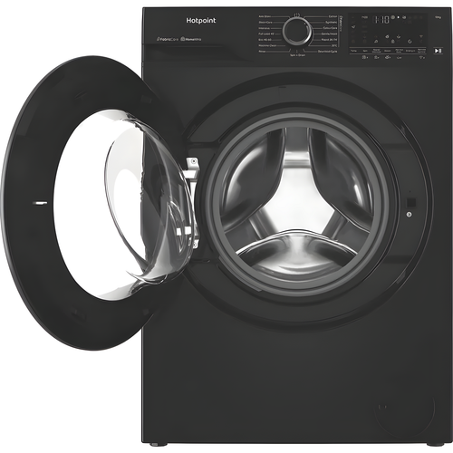 Hotpoint HB103WBCAREUK - Black 10KG Washing Machine - 1400 RPM - A energy