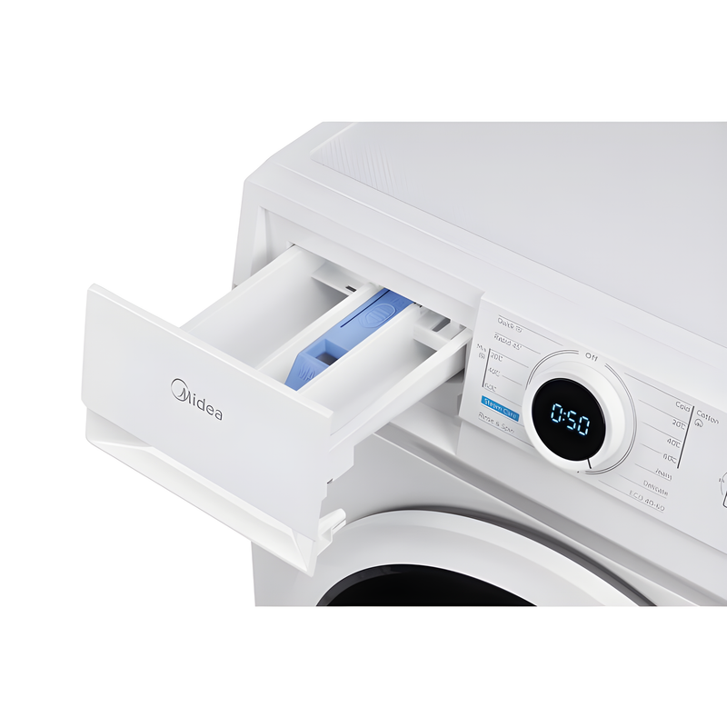 Midea MF10EW80BB - White 8KG Washing Machine - 1400 RPM - B energy