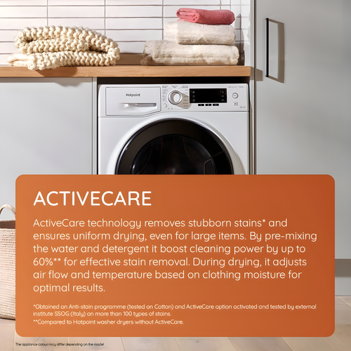 Hotpoint NDD 10748 DA UK - White 10KG/7KG Washer Dryer - 1400 RPM - C Energy Rating