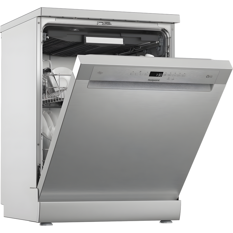 Hotpoint H7FHP61XUK - Stainless Steel Dishwasher - 15 Place Settings - A Energy