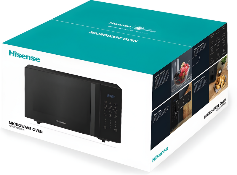 Hisense H23MOBS5HUK - Black Microwave - 23L Capacity - 900W