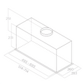 Elica FOLD-S-SS-60 - Stainless steel Canopy Extractor Hood - B energy