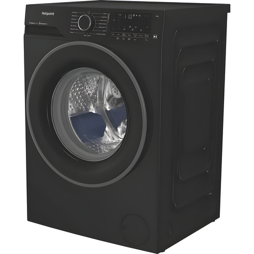 Hotpoint HB93WBCAREUK - Black 9KG Washing Machine - 1400RPM - A energy