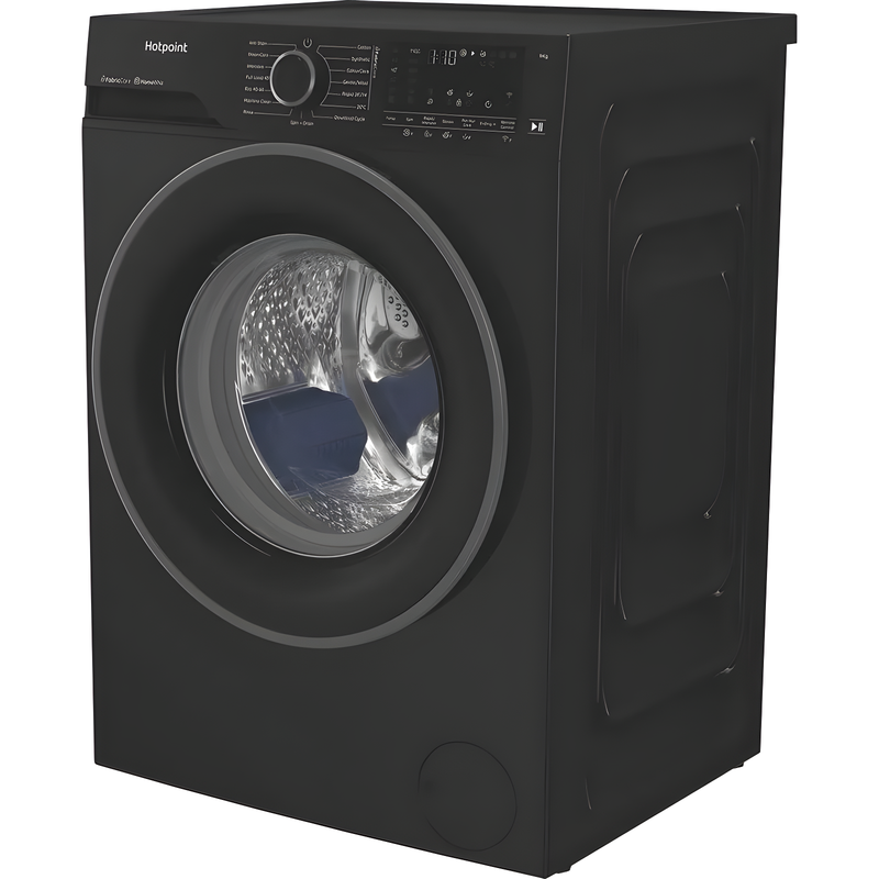 Hotpoint HB93WBCAREUK - Black 9KG Washing Machine - 1400RPM - A energy
