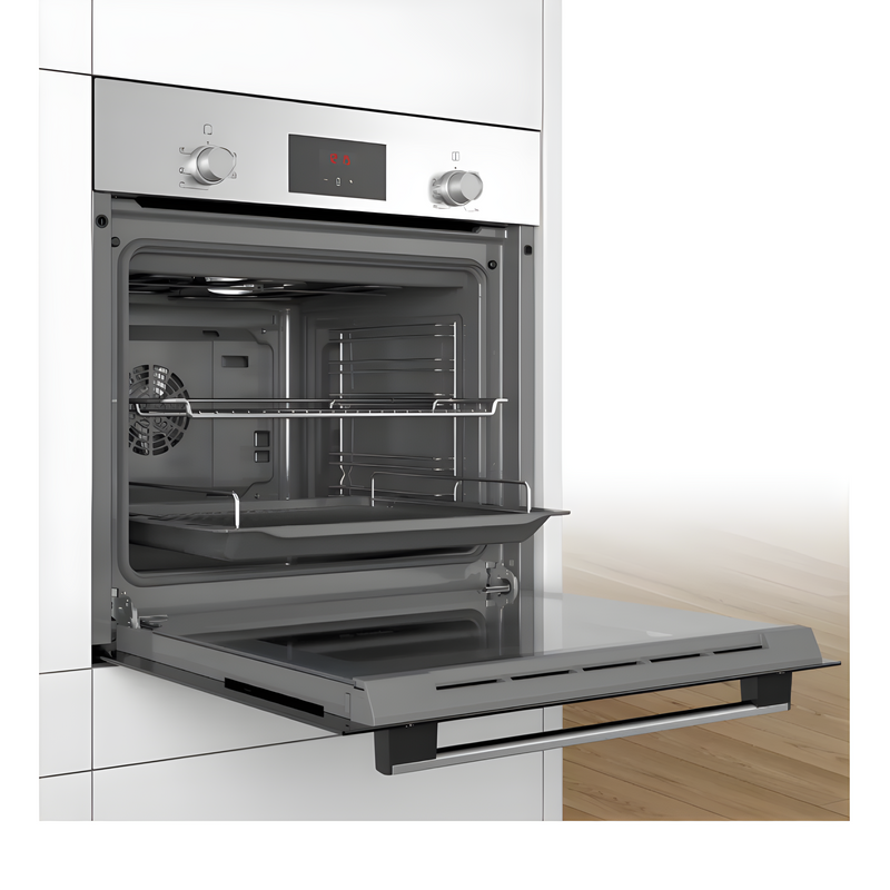 Bosch HHF113BR0B - Stainless steel Built in Electric Single Oven - A energy