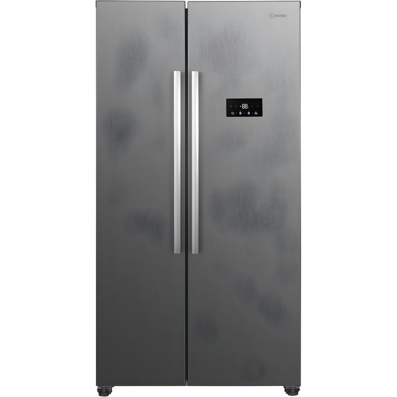 Indesit INGF 6441 XP4UK - Stainless Steel American Fridge Freezer - 442L - E Rated