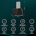Hisense CH6IN14BXBUK - Black 60cm Chimney Cooker Hood - 607 m³/h - A energy