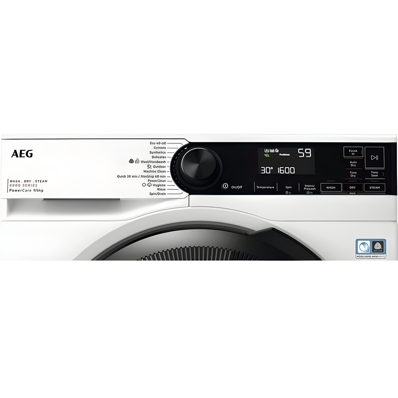 AEG LWR8496O5B - White 9KG Washing Machine - 1600 RPM - D energy