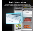 HISENSE RQ5X560SFLEF - Black American Fridge Freezer - 608L Capacity - E Energy Rating
