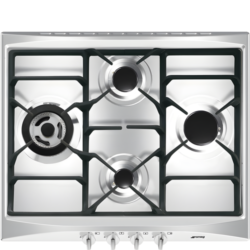 Smeg SR264XGH2 - Stainless Steel Gas Hob - 60cm 4 Burners